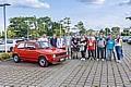 Schweizer GTI Community reiste mit allen acht Generationen aus der Schweiz an.